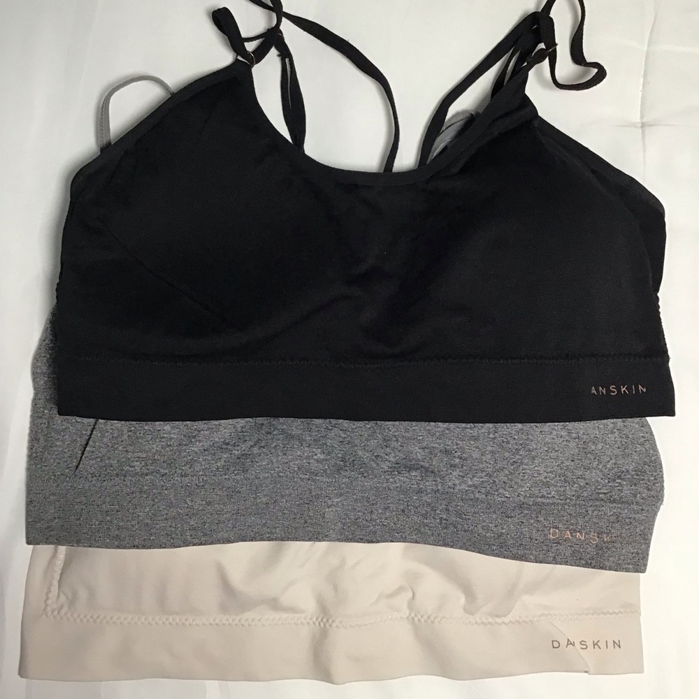 3 neutral tone Bralette Danskin Intimates